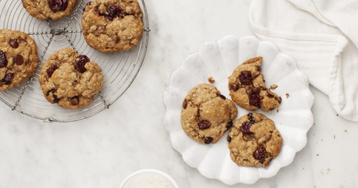 Cherry Chocolate Oatmeal Cookies | Shoreline Fruit